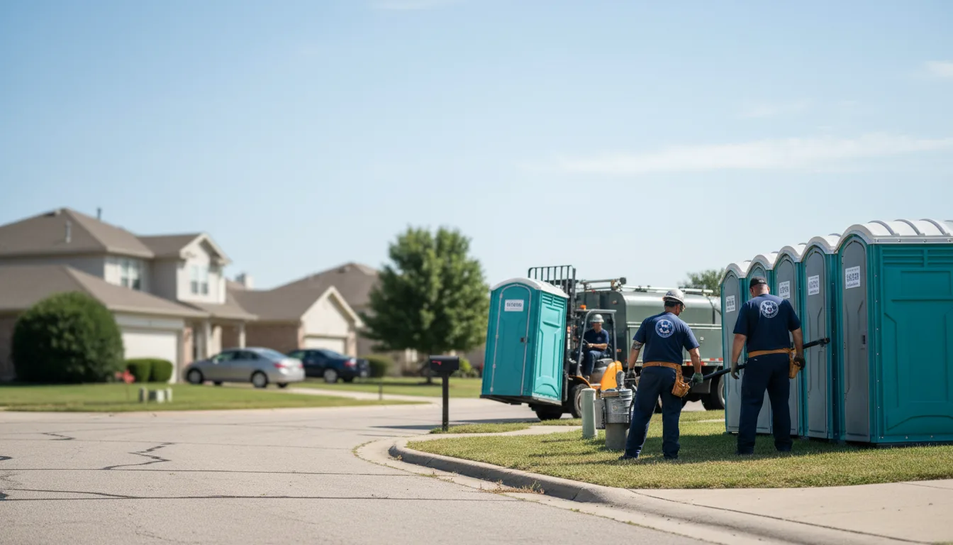 Porta Potty Rental in Jennings, OK near me